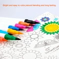 thumbnail image 3 of 24 Colors Markers Set Double Tipped Colored Pens Fine Point Art Markers for Kids Adults, 3 of 8