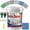 Sky Blue, variant on Epoxy Colored Sand Floor Paint, Louis Forest Epoxy Floor Paint, high-gloss marble effect epoxy floor coating, Non-Slip Wear-Resistant Floors Paints for Indoor & Outdoor (Sky Blue 0.5L)