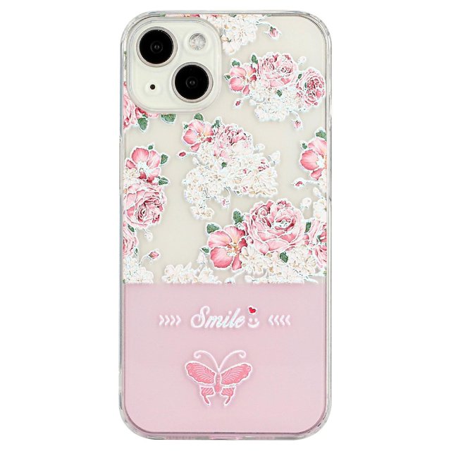 KAIYANG Funda para teléfono de TPU suave con patrón lacado en relieve para iPhone 14 de 6,1 pulgadas, estilo G, iPhone 14 rojo