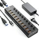 thumbnail image 1 of Hub USB 3.2 a tipo A, tipo C SmartDelux de 10 Gbps con 10 puertos, 1 of 8