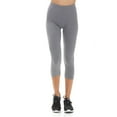 thumbnail image 2 of Women's Breast Cancer Ribbon Printed Cropped CAPRI Leggings - Regular PLUS and 3X5X, 2 of 3