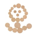 thumbnail image 4 of HEALEEP 23Pcs Beige Cork Oboe Cork Mat Pads with High Elasticity for Wind Instrument Repair, 4 of 8