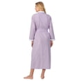 thumbnail image 4 of Aria Women's Lightweight Cotton Woven 52" Long Wrap Sleepwear Robe, Sizes XS-5X, 4 of 8