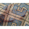 thumbnail image 4 of oneOone Silk Tabby Fabric Diamond|Triangle & Check Geometric Printed Craft Fabric BTY 42 Inches Wide, 4 of 4