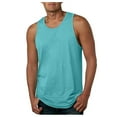 thumbnail image 3 of KPOPLK Men's Soft and Breathable Workout Tank Top with Side Slits: Sleeveless Gym Muscle Shirts for Bodybuilding and Freedom of Movement 4XL Mint Green, 3 of 8