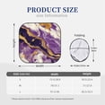 thumbnail image 3 of Vsdgher Purple Gold Marble Swirls Print Car Windshield Sun Shade, Reflective Sunshade Window Sunshade Sun Visor Protector Fit for Cars,Trucks,SUVs-Small, 3 of 6