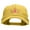 Yellow, variant on Princess Crown Embroidered Low Profile Dyed Cotton Twill Cap - Yellow OSFM