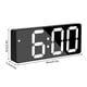 thumbnail image 5 of Mirror Surface LED Digital Alarm Clock, Battery Powered Alarm Clock Modern Decoration for Home, Bedroom, Office, Novelty Birthday Gift, 5 of 5