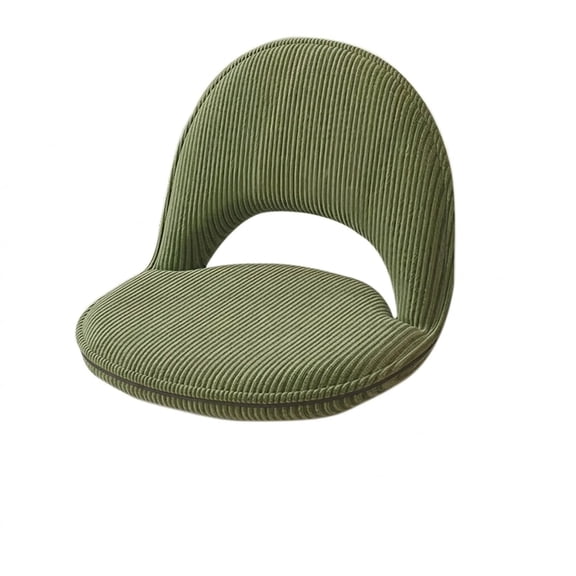 Low-profile Corduroy Floor Chair Foldable Rest Seating For Gaming And Reading Nooks