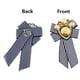 thumbnail image 4 of 2 uds broche preatado pajarita de tela temática náutica hombres mujeres escuela británica niñas Pin con distintivo Clip, 4 of 5