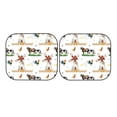 thumbnail image 3 of Uemuo Cute Farm Printed 2 PCS Car Windshield Sun Shade, Auto Sun Heat and UV Rays Blocker, Foldable Automotive Front Window Sunshade Protector, 3 of 7