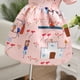 thumbnail image 2 of Vestido de verano para niñas Vestido de princesa con estampado de dibujos animados coloridos Manga corta, 2 of 8