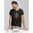 thumbnail image 2 of Exotic Tropical Toucan Jungle T-Shirt Men -Image by Shutterstock, Male Large, 2 of 4
