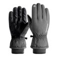 thumbnail image 2 of Guantes de Invierno shamjiam Pantalla Elástico Resistente Cuero Antideslizante Gris L, 2 of 8