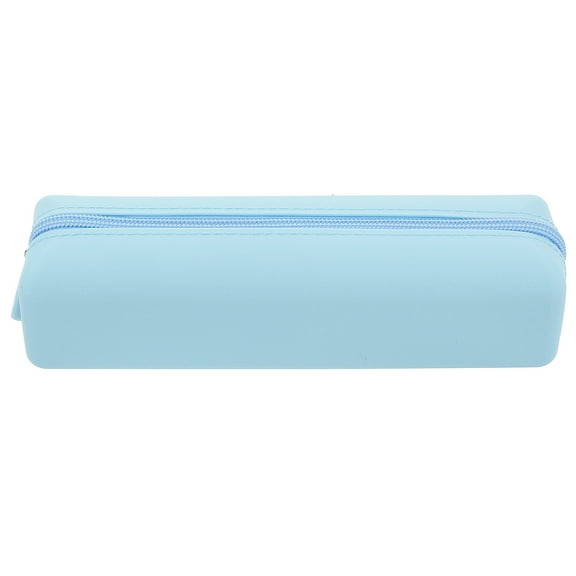 Waterproof Makeup Bag Silicone Cosmetic Bag Travel 21.00X6.00X6.00CM Sky-blue
