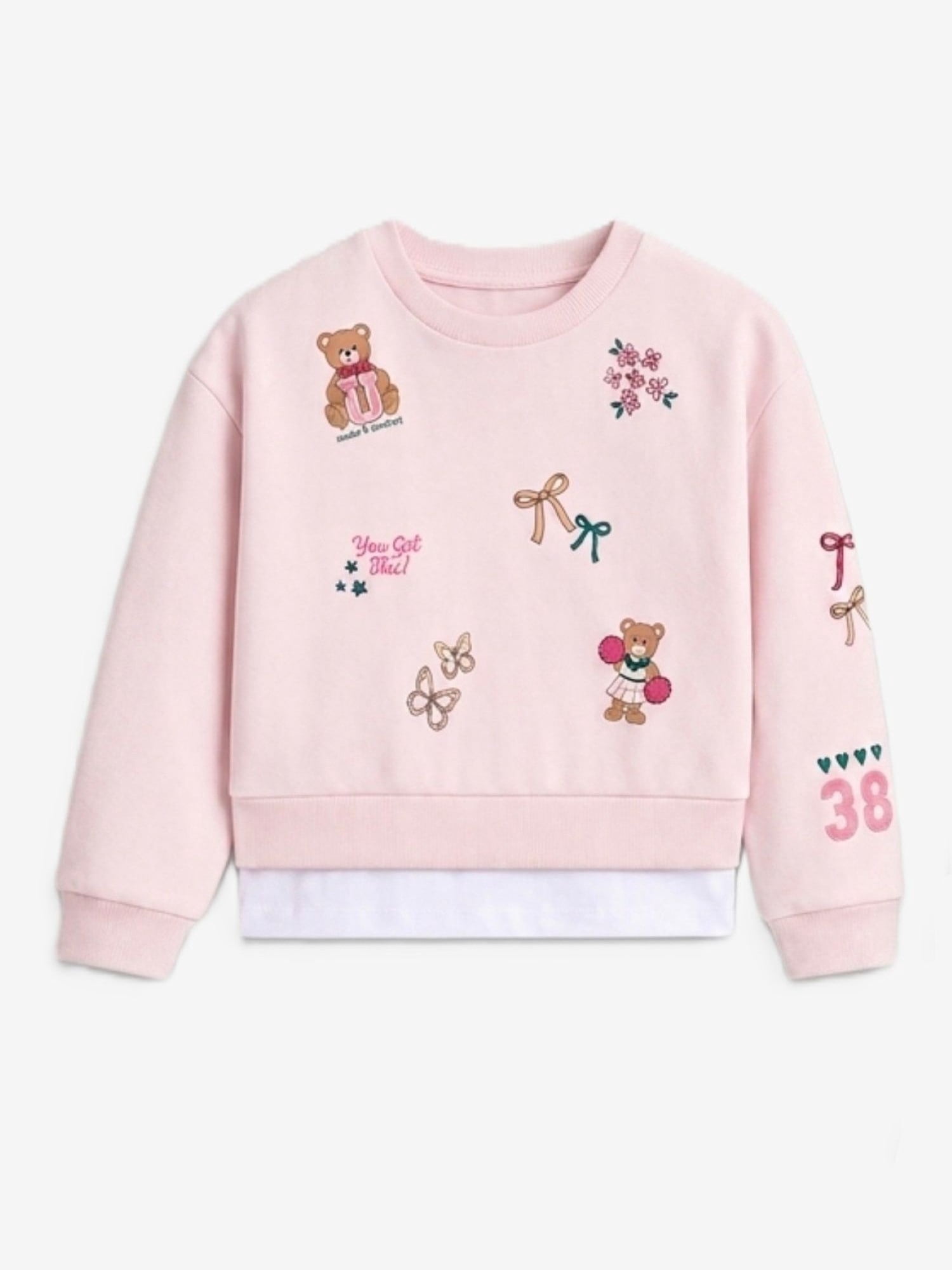 Wonder Nation Girls' Sweatshirt and Flare Leggings Set, 2-Piece, Sizes 4-10