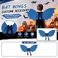 thumbnail image 5 of Kids Halloween Bat Wings - Felt Costume Accessory for Party, Cosplay, Stage Performance, Dress Up (Blue), 5 of 5