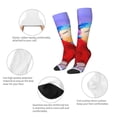 thumbnail image 6 of Lsque inside out 2 Printed Crew Socks Men's Women's LightWeight Thin Casual Calf Socks ,Knee High Socks,Cotton Socks, 6 of 9