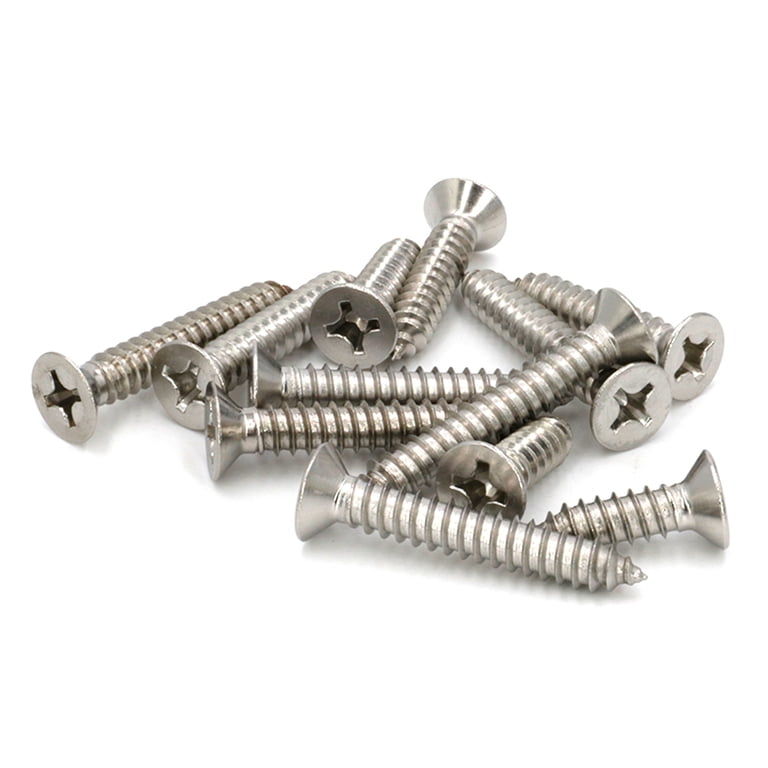 M2 Self-Tapping Screw Set – 800PCS Nickel-Plated Pan Head Phillips Screws For Wood & DIY Projects (4-20mm)