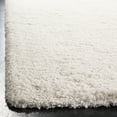 thumbnail image 3 of SAFAVIEH Royal Hartley Solid Plush Shag Runner Rug, Ivory, 2' x 8', 3 of 5