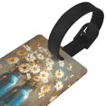 thumbnail image 3 of Kdxio Rustic Daisy Mason Jars Luggage Tags Privacy Cover ID Label Suitcase Tags Identifiers For School Bags,Suitcases, 3 of 7