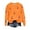 #0408-Orange, variant on Uootdi Christmas Sweatshirt for Women Gift Sparkly Long Sleeve Pullover Xmas Tree Print Tee Tops Lightweight Comfy Holiday Tuni c Blouse