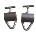 thumbnail image 1 of Set of 2" Chain Collars With Loops for Weightlifting Black, 1 of 3