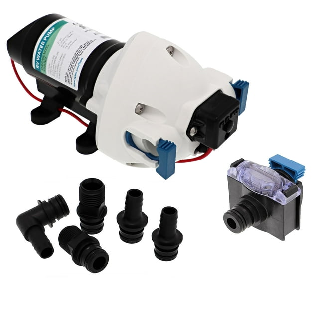 Bomba de agua Flojet R3526144D 12 V 3 GPM 50 PSI para caravanas y barcos
