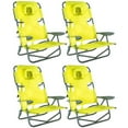 thumbnail image 1 of Ostrich Chaise Longue d'Extérieur Inclinable 5 Positions pour la Plage (Lot de 4), 1 of 7