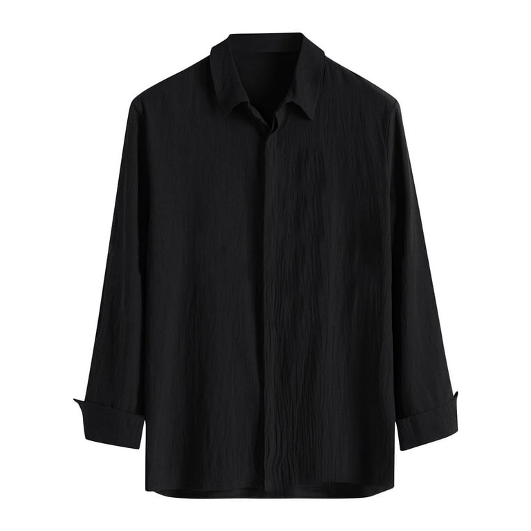 Dndkilg Men's Shirts Long Sleeve Dress Button Down Long Sleeve
