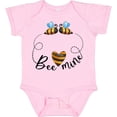 thumbnail image 3 of Inktastic Valentine’s Day Bee Mine Cute Bees and Heart Boys or Girls Baby Bodysuit, 3 of 5