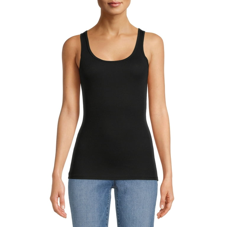 Time Tru Womens Tank Top Black Gray Textured and 25 similar items