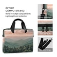 thumbnail image 4 of FORMRS 16" Laptop Bag Carrying Sleeve Case with Handle Travel Shoulder Briefcase, Mountains at Dawn, 4 of 8