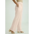 thumbnail image 3 of Jessica London Women's Plus Size Wide Leg Gauze Pant, 3 of 4