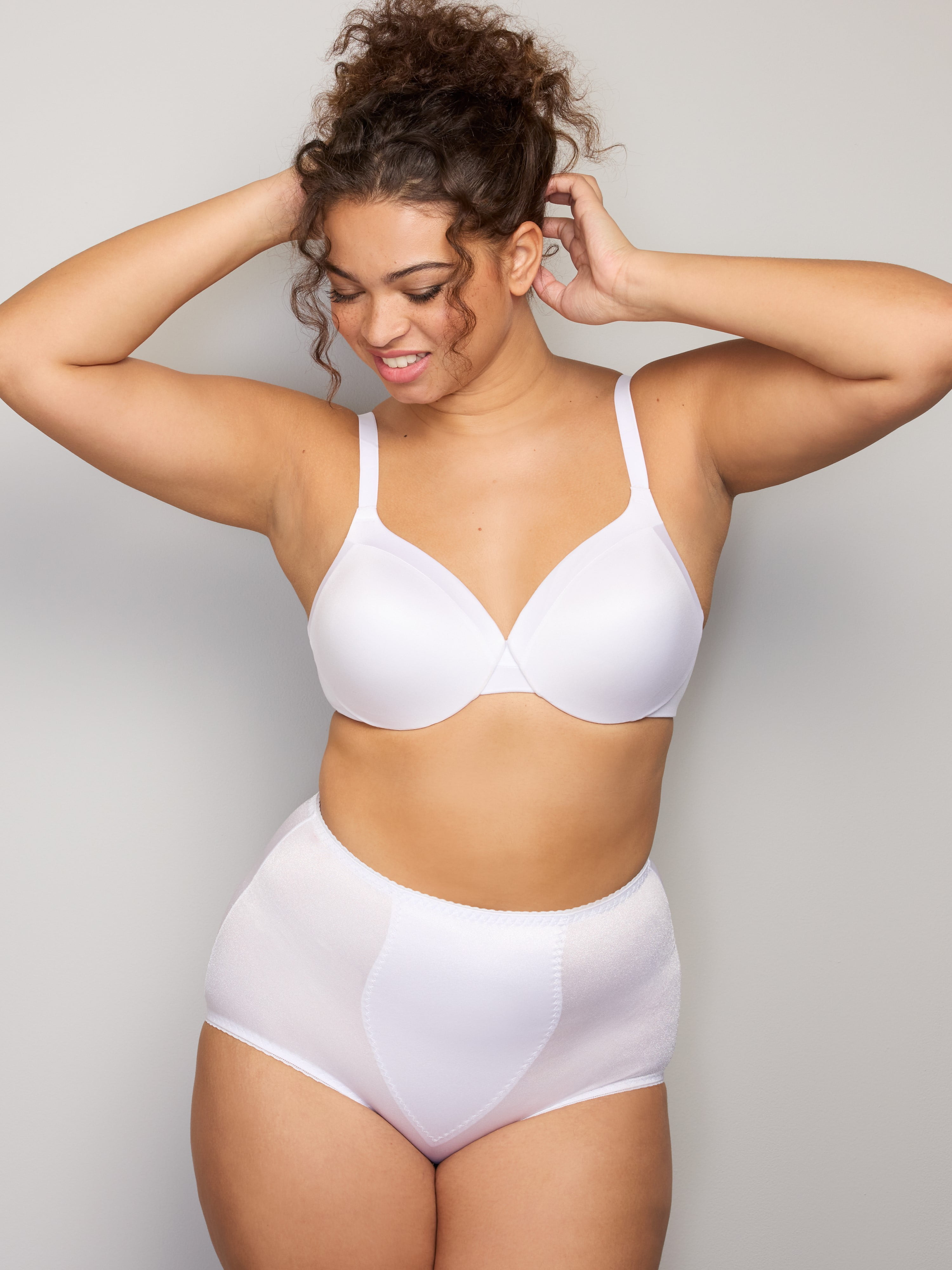 Cupid Light Control Waistline Shapewear Panty Brief with Tummy Panel, 4-Pack (Women's)