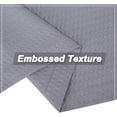 thumbnail image 4 of Yesfashion Valance Curtains for Bathroom, Embossed Textured Soft Microfiber Tailored Kitchen Curtain Valances for Windows, 60x15 Inches, 4 of 7