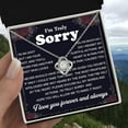 thumbnail image 2 of I'm Sorry Necklace For Her, Im Sorry Neckace Gift, Apology Necklace For Her Women, Forgive Me Gifts For Her, I'm Sorry For Hurting You Neckace, Apologize Gift For Wife Girlfriend Soulmate, 2 of 6