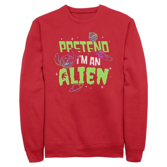 Mens Lilo & Stitch Pretend I'm An Alien Sweatshirt