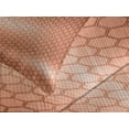 thumbnail image 4 of Ambesonne Abstract Quilted Bedspread Set 3 Pcs, Comb Pattern Waves, Queen Size, Pale Rust, 4 of 5