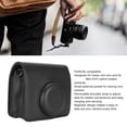 thumbnail image 3 of Retro PU Leather Camera Case, Multipurpose Scratch Proof Shockproof PU Leather Protective Case  for Camera Accessories Brown,Black, 3 of 7