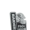thumbnail image 4 of NFL Las Vegas Raiders Fan Zone Metal Sign for Man Cave, Office, or Game Room, 4 of 5