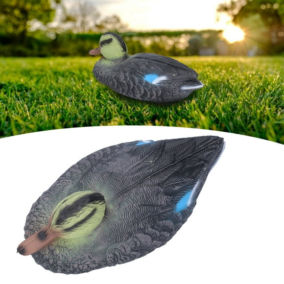 Leurre de Canard en Plastique, Leurre de Canard Flottant, Simulation de Chasse, Décoration de Jardin, Piscine, Lac 26X11.5Cm