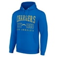 thumbnail image 2 of Unisex Starter Royal Los Angeles Chargers Throwback Logo Pullover Hoodie, 2 of 3