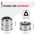 Gas One Camping Stove Wood Stove Stainless Steel Portable Stove with