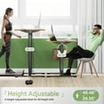 thumbnail image 4 of Electric Height Adjustable Standing Desk, 48x24 Inches, Ergonomic Sit-to-Stand Rising Computer Table for Home Office, 4 of 8