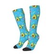 thumbnail image 2 of Balery Avocado Work Out Fun Novelty Socks Men'S Women'S Crew Socks Funny Crazy Novelty Socks Quirky And Cool Socks, 2 of 9