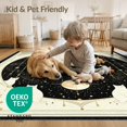 thumbnail image 4 of ODIKA 2'x3' Washable Doormat Non-Slip, Low Pile Goth Gothic Tarot Motif Minimalist Grid Phase Arch Mystical Motifs for Entryway, Kitchen, Laundry Room, 4 of 7
