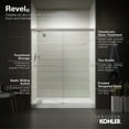 thumbnail image 7 of Kohler 707100-D3-SHP 70 x 47.62 in. Revel Sliding Shower Door with 0.25 in. Thick Frosted Glass - Bright Polished Silver, 7 of 7