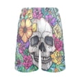 thumbnail image 2 of Relaxed fit printed pajama bottoms, sizes S to XXL Coloring Skull, 2 of 7