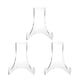 thumbnail image 1 of 3 Pcs Plate Stands Clear Bowls Display Easels Great Load Bearing Stable Structure Tea Cake Display - JZ, 1 of 5